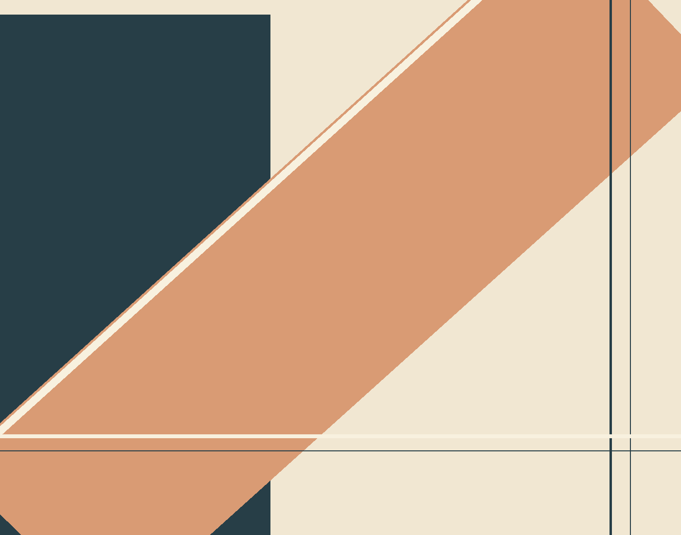 Crossing I — an abstract digital composition
